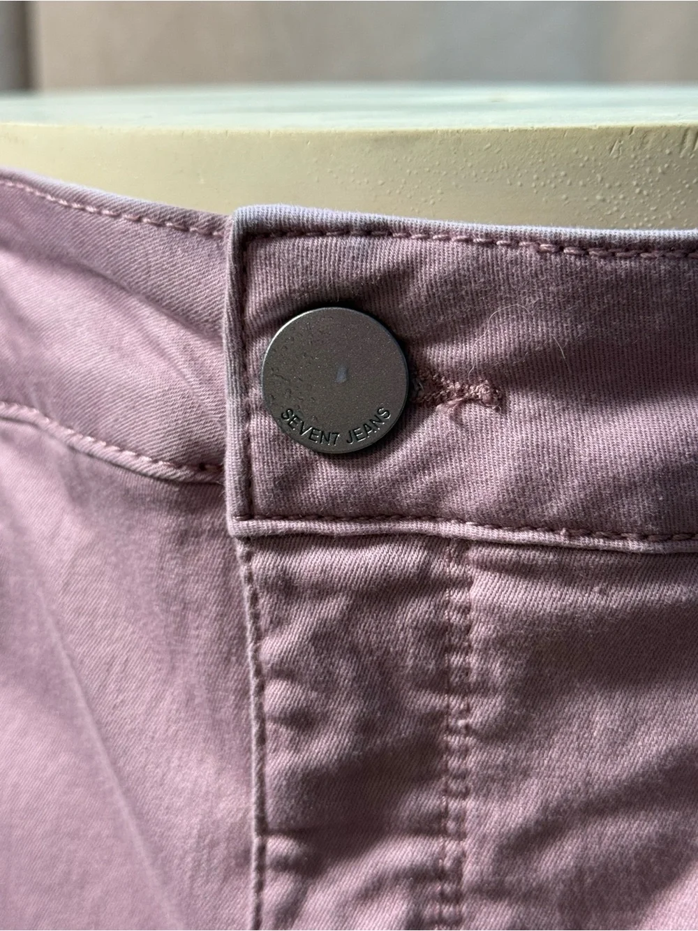 282-Seven7 Mauve Pink High-Waist Stretch Jeans